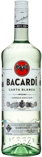 Bacardi Carta Blanca Rum 1000ml